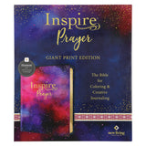 NLT Purple Faux Leather Flexcover Inspire Prayer Filament-Enabled Edition Bible Giant Print
