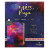 NLT Purple Faux Leather Flexcover Inspire Prayer Filament-Enabled Edition Bible Giant Print