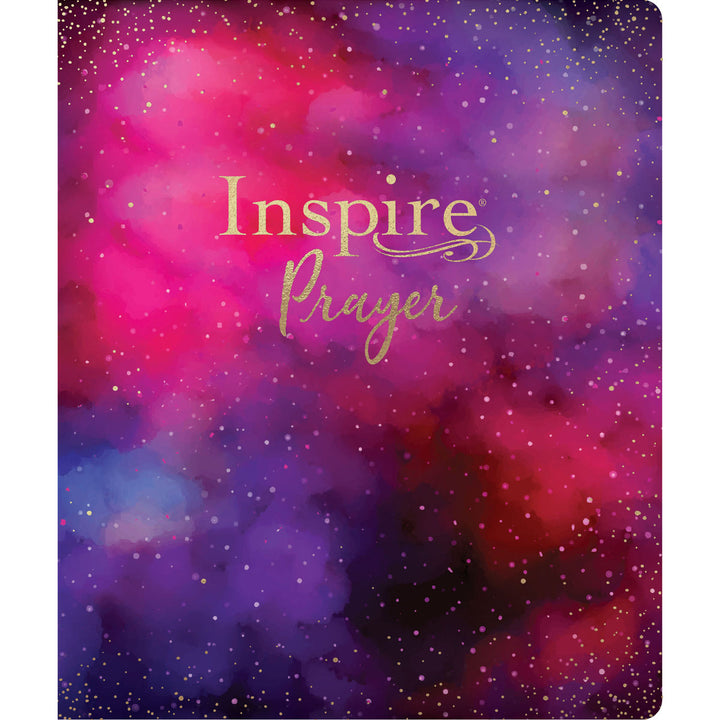 NLT Purple Faux Leather Flexcover Inspire Prayer Filament-Enabled Edition Bible Giant Print