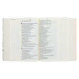 NLT Cream Floral Paperback Inspire Filament-Enabled Bible