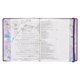 NLT Purple Faux Leather Hardcover Inspire Praise Filament-Enabled Edition Bible