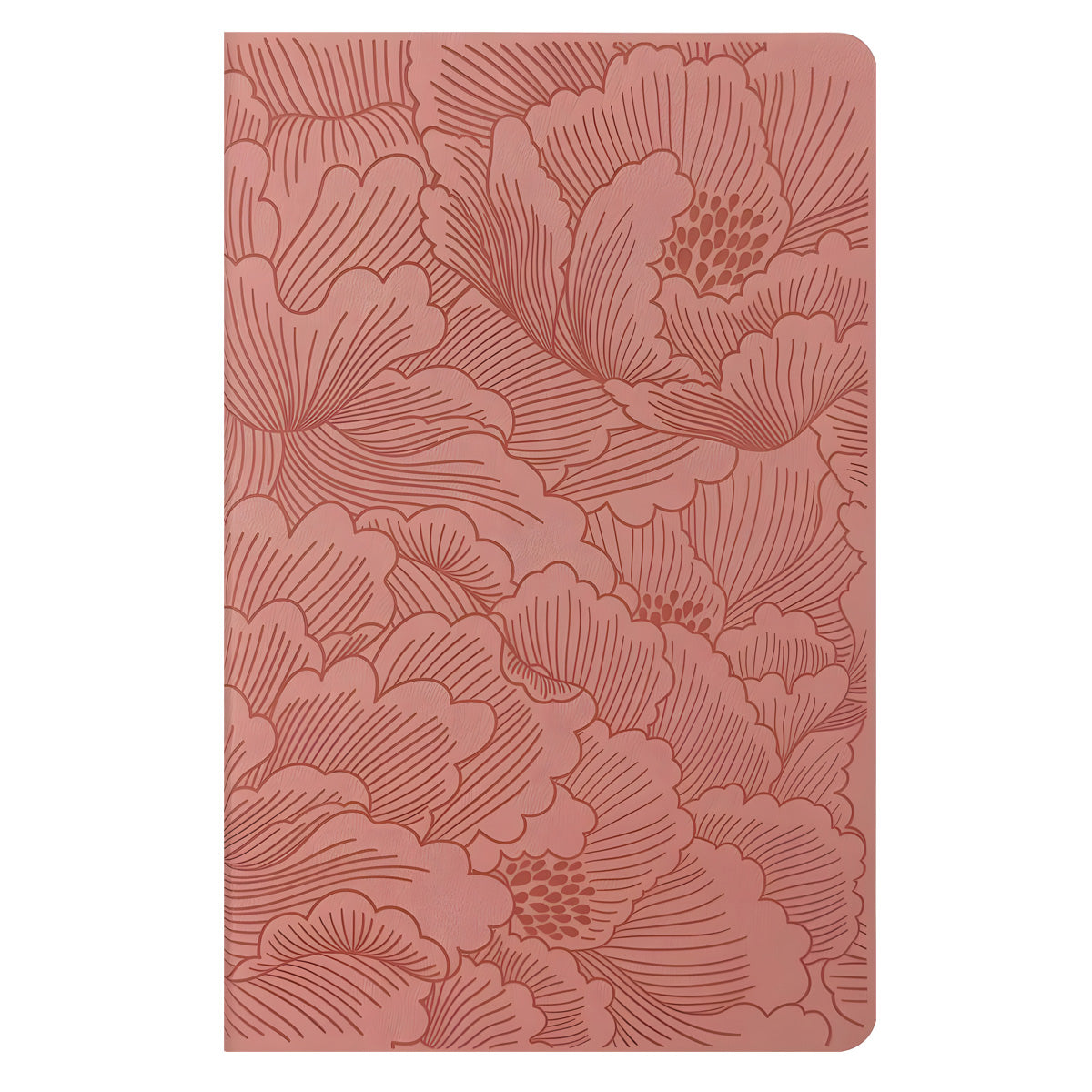 NLT Dusty Pink Petals Imitation Leather Filament Premium Gift Bible