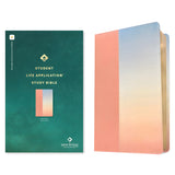 NLT Ombre Imitation Leather Filament Student Life Application Bible Red Letter