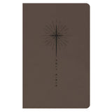 NLT Star Cross Taupe Imitation Leather Premium Gift Bible Red Letter