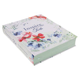 NLT Wildflower Meadow Hardcover Inspire Faith Filament-Enabled Bible Large Print