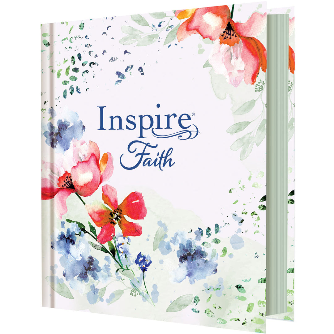 NLT Wildflower Meadow Hardcover Inspire Faith Filament-Enabled Bible Large Print