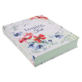 NLT Wildflower Meadow Hardcover Inspire Faith Filament-Enabled Bible Large Print
