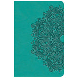 KJV Compact Reference Bible Large Print Teal (Imitation Leather)