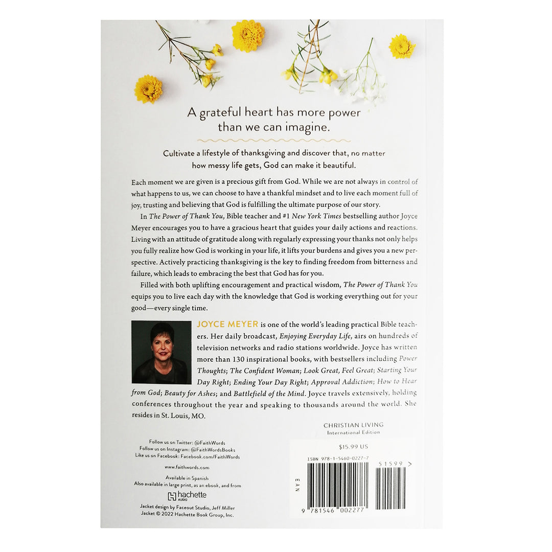 The Power Of Thank You: Discover The Joy Of Gratitude (Paperback)