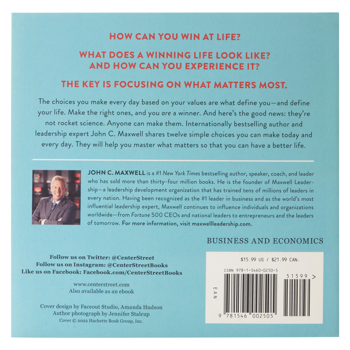 Master What Matters: 12 Value Choices To Help You Win At Life (Paperback)