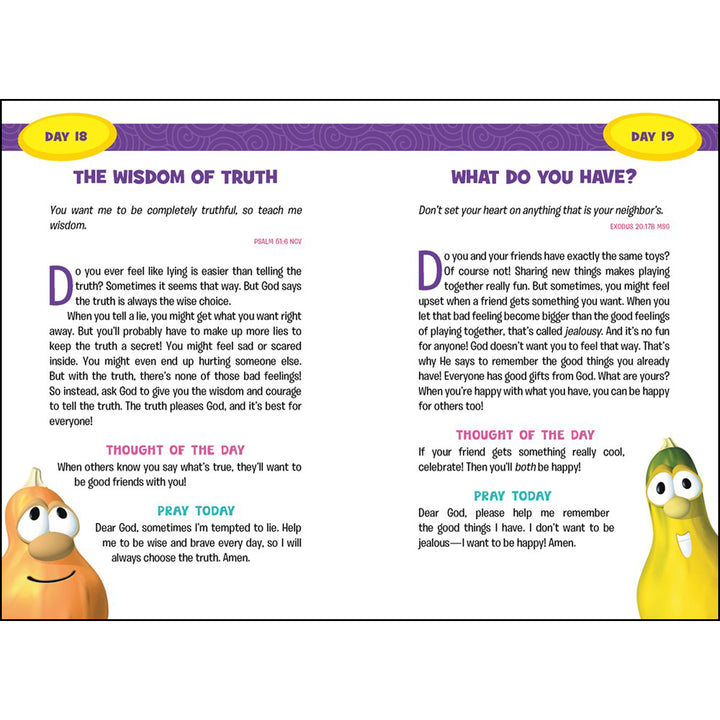 God's Word For Me: 365 Daily Devos For Girls (VeggieTales)(Paperback)