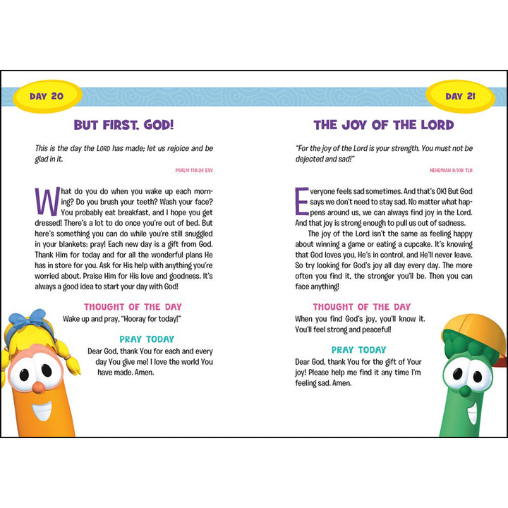 God's Word For Me: 365 Daily Devos For Girls (VeggieTales)(Paperback)