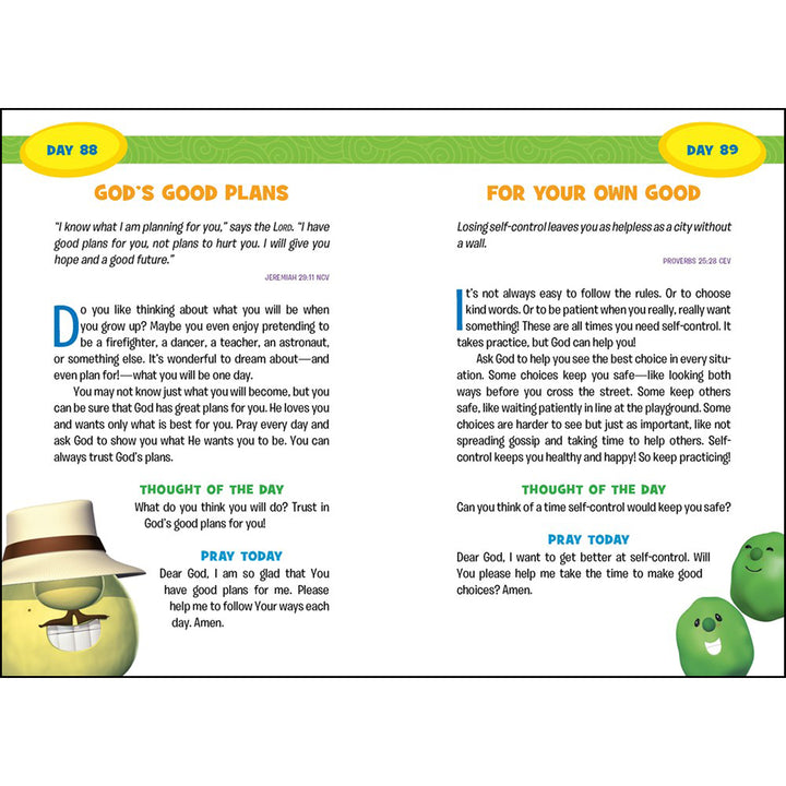 God's Word For Me: 365 Daily Devos For Boys (VeggieTales)(Paperback)