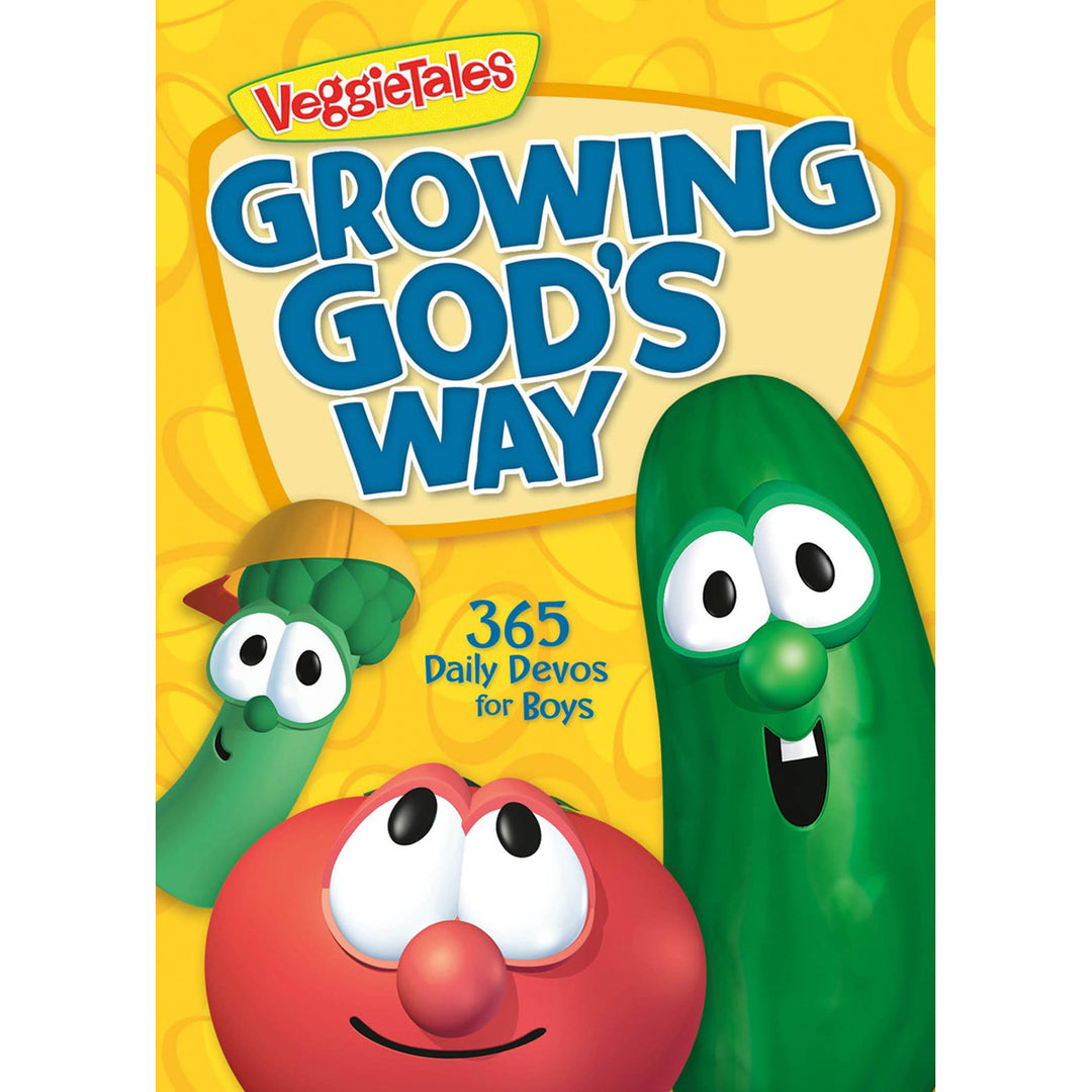 Growing God's Way: 365 Daily Devos For Boys VeggieTales (Paperback)