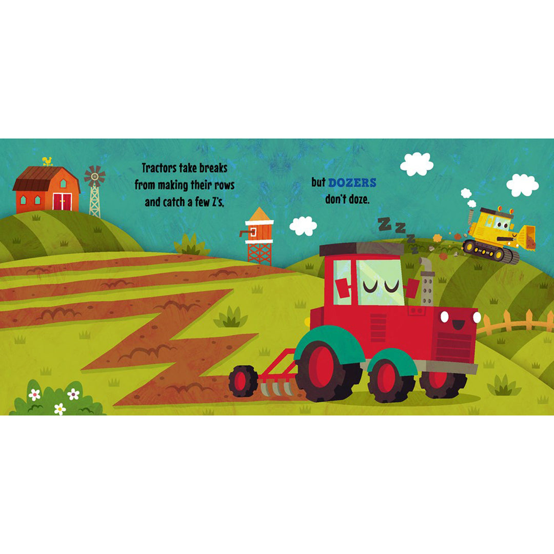 Dozers Don't Doze (Board Book)