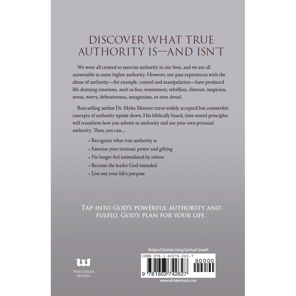 The Purpose And Power Of Authority (Paperback)