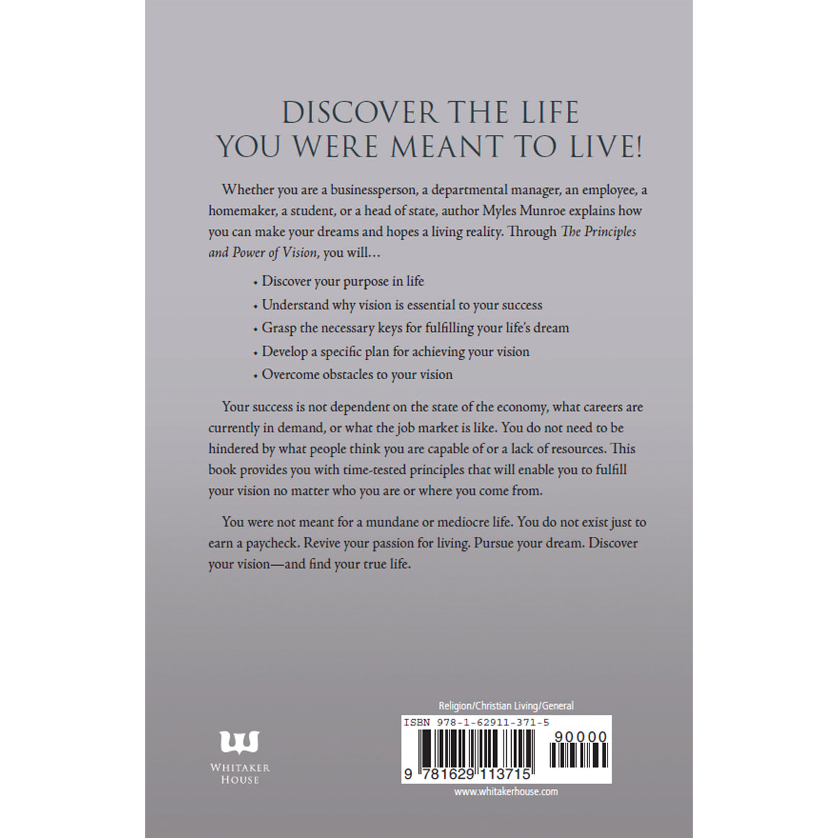 Principles And Power Of Vision (Paperback)