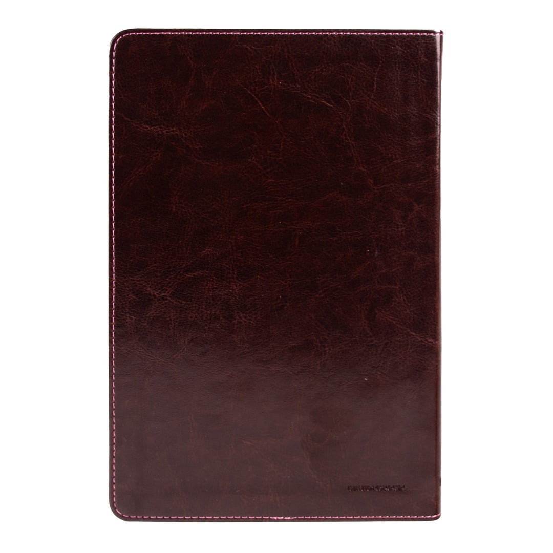 The Message Brown & Pink Two Tone Imitation Leather Slimline Edition Bible