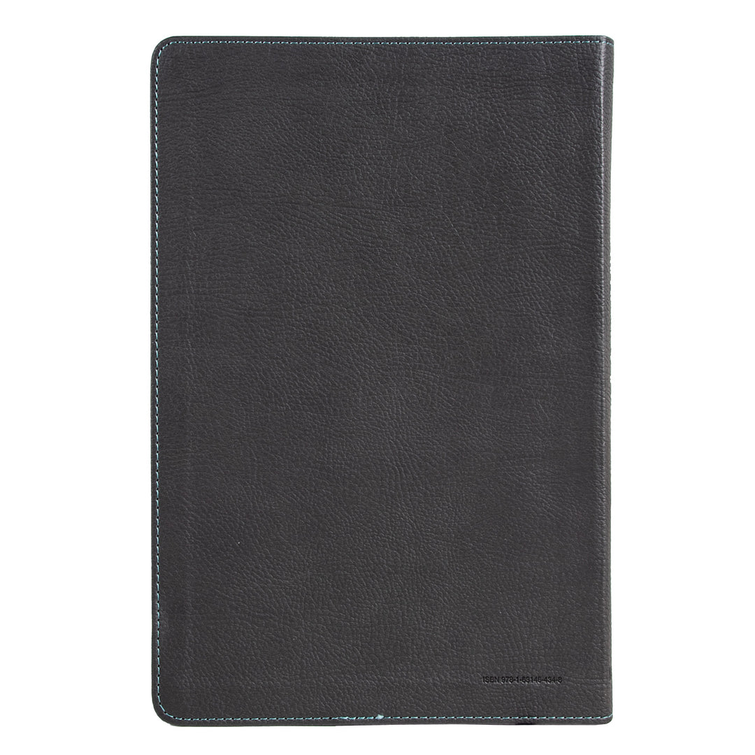 The Message Charcoal And Black Imitation Leather Slimline Edition Bible