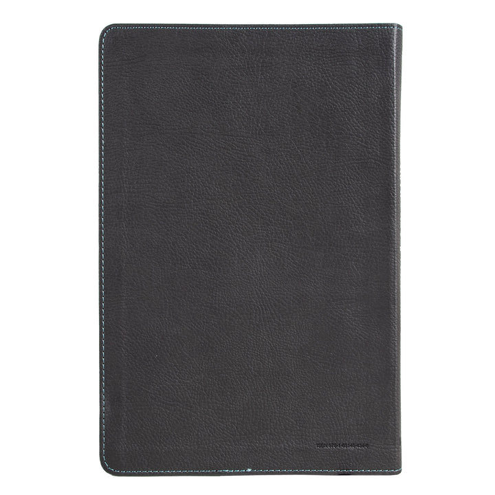 The Message Charcoal And Black Imitation Leather Slimline Edition Bible