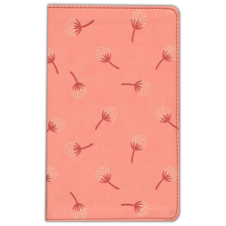 NLV Coral Dandelion Imitation Leather the Prayer Map Bible for Teen Girls