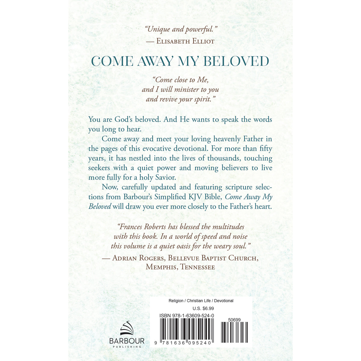 Come Away My Beloved: Updated In Todays Language (Paperback)