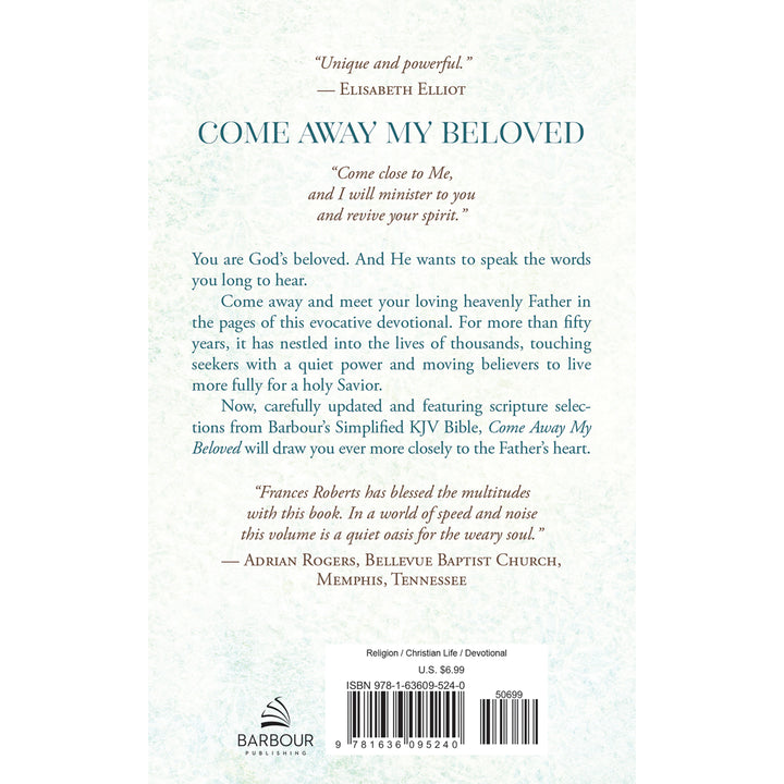 Come Away My Beloved: Updated In Todays Language (Paperback)