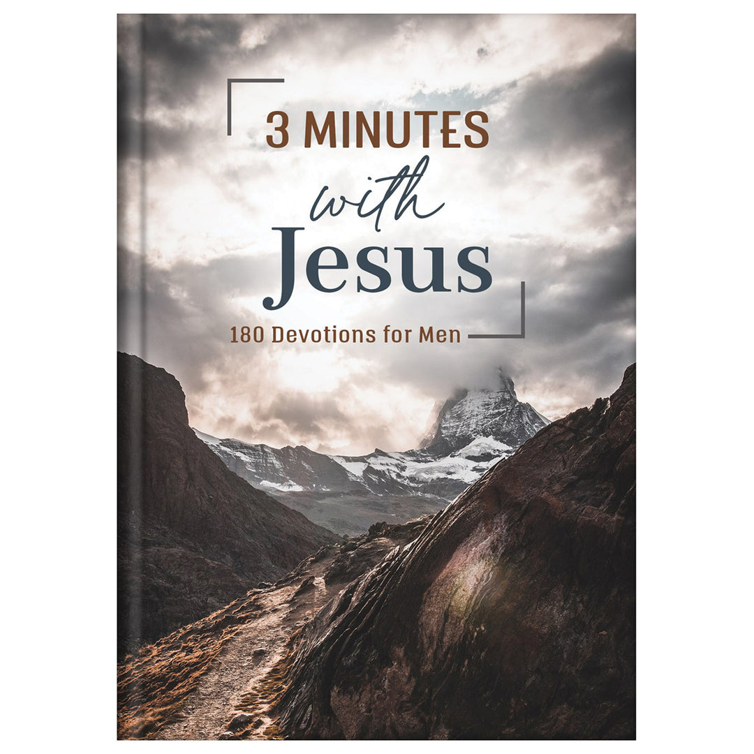 3-Minutes With Jesus: 180 Devotions For Men (Hardcover)