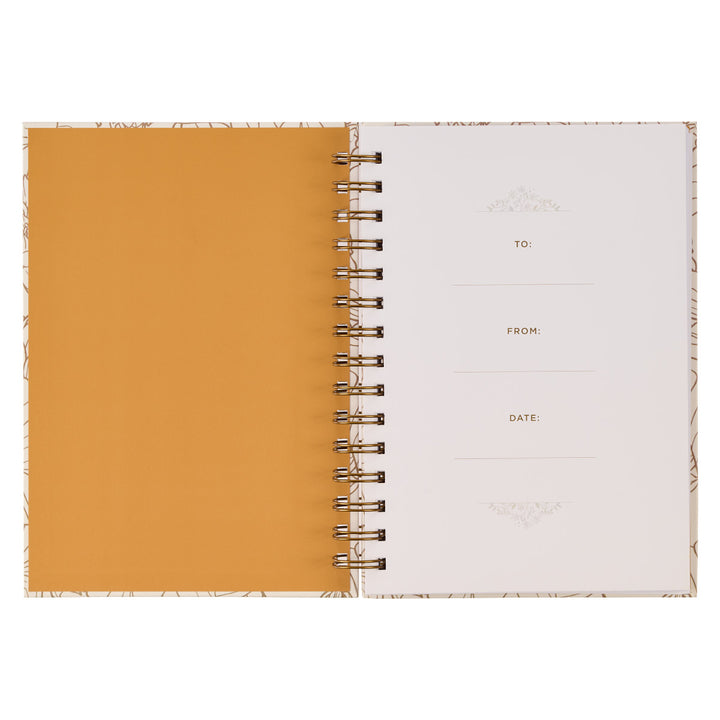Give Thanks Psalm 106:1 (Large Hardcover Wirebound Journal)