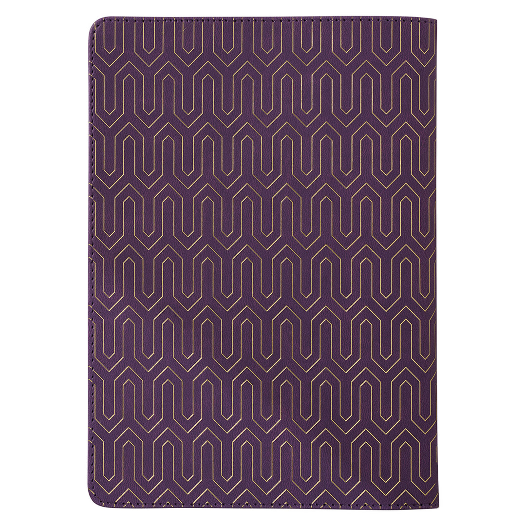 Bless You And Keep You Num. 6:24-26 Purple (Faux Leather Journal)