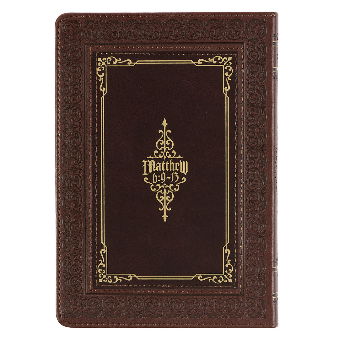 The Lord's Prayer Matthew 6:9-13 (Faux Leather Journal)