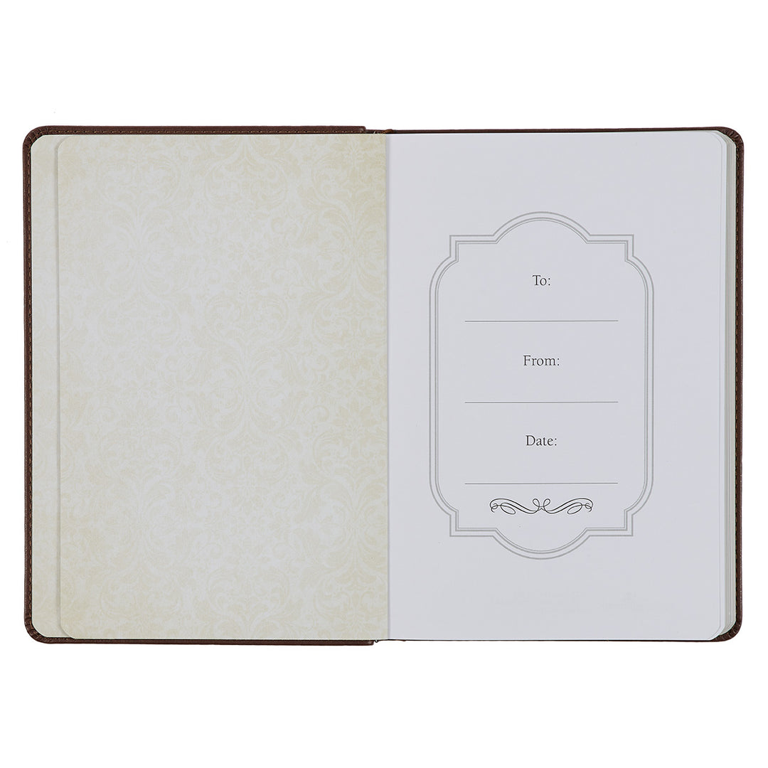 The Lord's Prayer Matthew 6:9-13 (Faux Leather Journal)