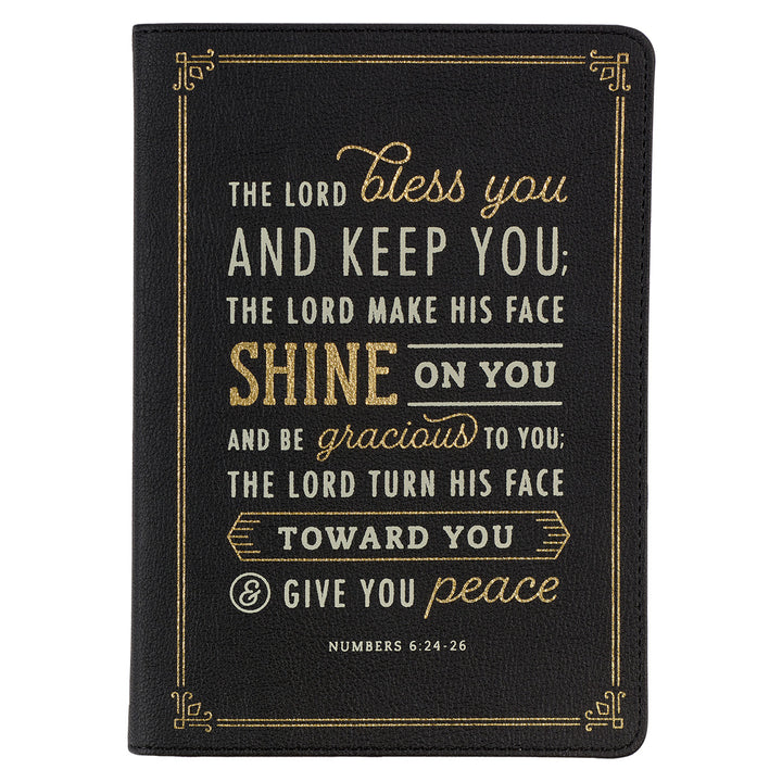 The Lord Bless You And Keep You Numbers 6:24-26 (Faux Leather Journal)