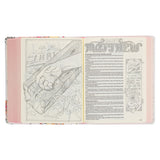KJV White Floral Faux Leather Flexcover My Creative Bible