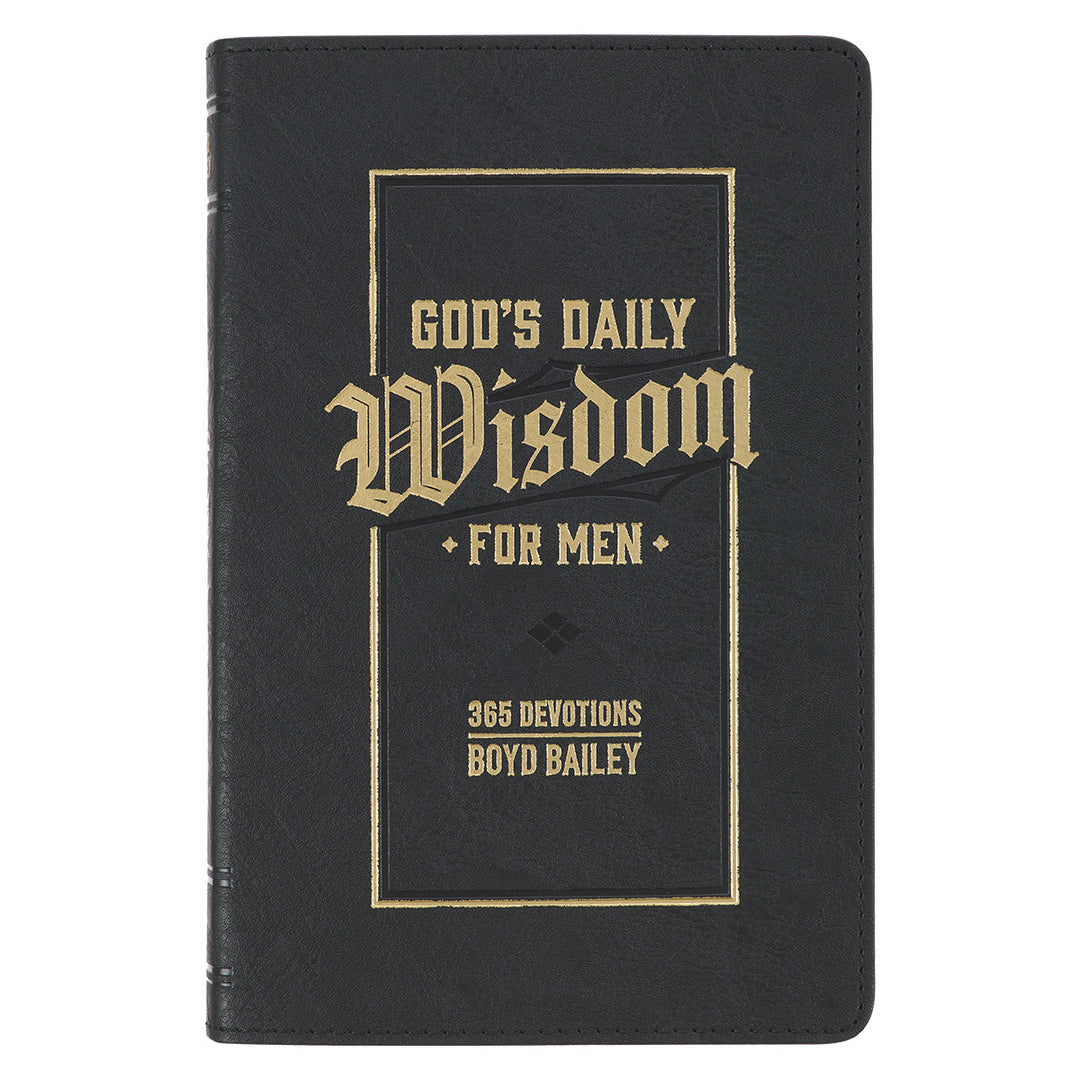 God's Daily Wisdom For Men Faux Leather