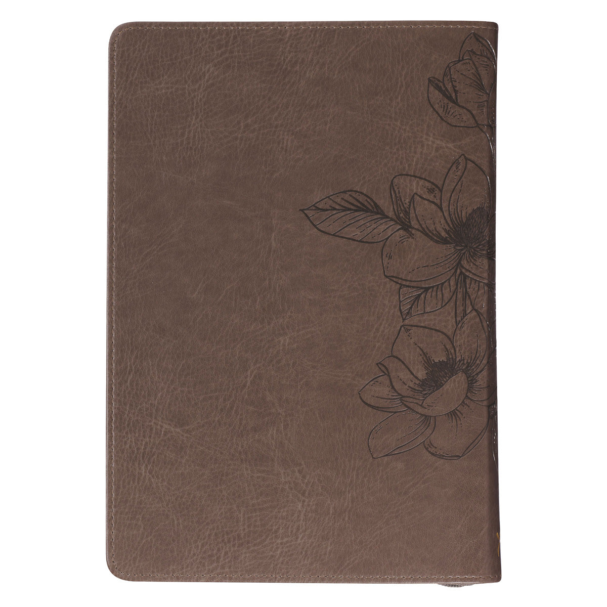 Thankful Grateful Blessed Faux Leather Journal With Zipped Closure