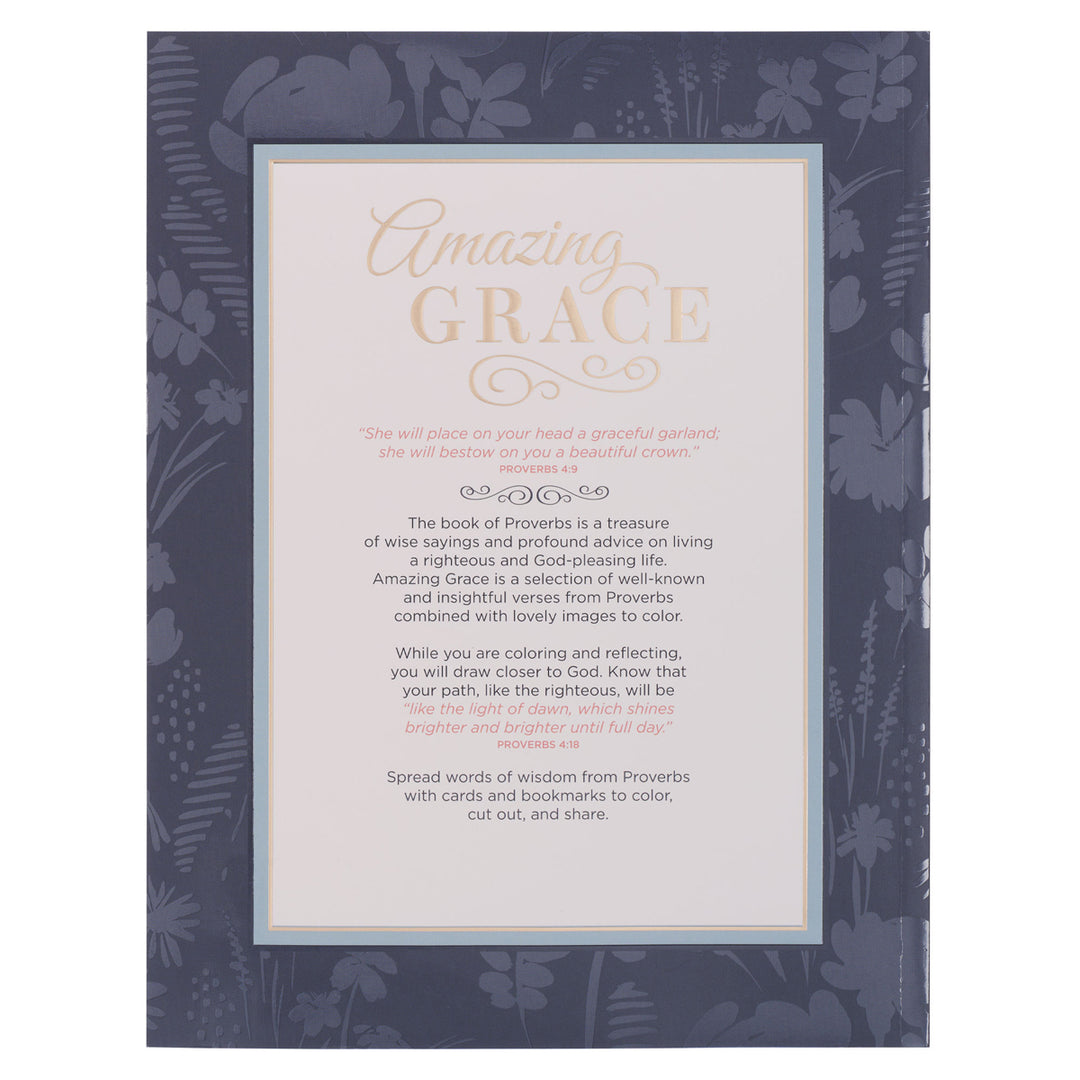 Amazing Grace Floral Coloring Book (Paperback)