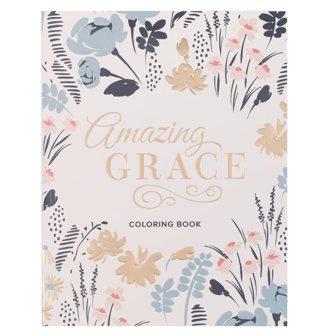 Amazing Grace Floral Coloring Book (Paperback)