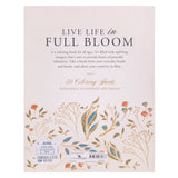 Live Life in Full Bloom Coloring Book (Paperback)
