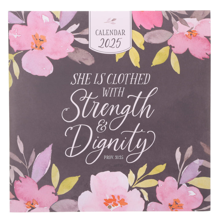 2025 Calendar - She is Clothed with Strength and Dignity