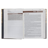 NLT Landscape Hardcover Everyday Devotional Bible for Men