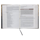 NLT Landscape Hardcover Everyday Devotional Bible for Men
