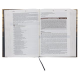 NLT Landscape Hardcover Everyday Devotional Bible for Men