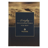 NLT Landscape Hardcover Everyday Devotional Bible for Men