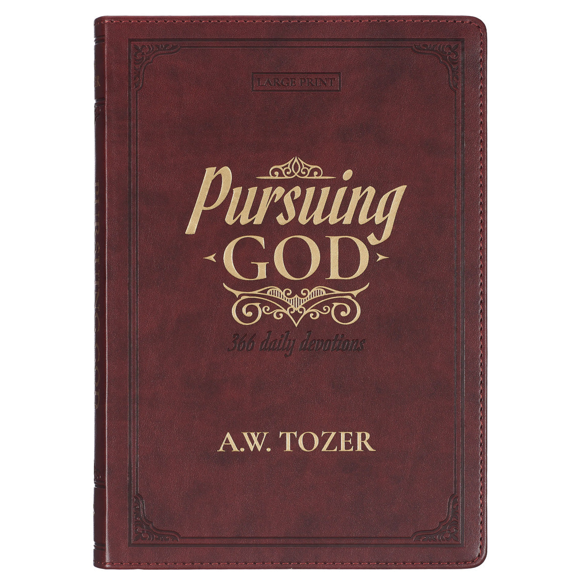 Pursuing God: 366 Daily Devotions (Faux Leather)