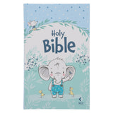 NLT Elephant Hardcover Baby Bible for Boys