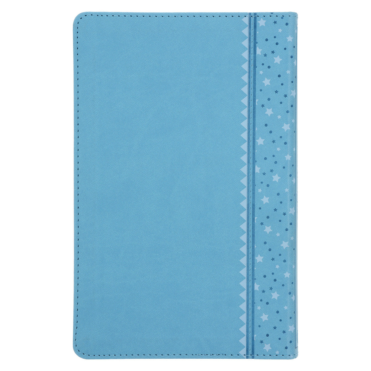 NLT Blue Elephant Flexcover Faux Leather Baby Bible for Boys