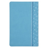 NLT Blue Elephant Flexcover Faux Leather Baby Bible for Boys