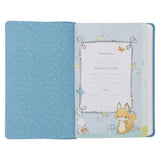 NLT Blue Elephant Flexcover Faux Leather Baby Bible for Boys