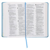 NLT Blue Elephant Flexcover Faux Leather Baby Bible for Boys